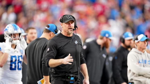 Detroit Lions coach Dan Campbell.